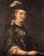LONGHI, Alessandro Portrait of a Lady d oil on canvas